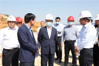 铜仁市委副书记、市长皮贵怀赴bv伟德源自英国始于1946镍锍精炼硫酸镍项目调研